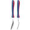 imageZak Designs Bluey Kid Flatware Fun Character Art on Both Utensils Non Slip Fork and Spoon Set is Perfect for Encouraging Picky Eaters to Finish Their Plates 2 pack 4 PCSSpiderMan