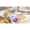 imageZak Designs Bluey Kids Dinnerware Set Includes Plate Bowl Tumbler Water Bottle and Utensil Tableware Made of Durable Material and Perfect for Kids 6 Piece Gift Set NonBPABlues Clues  5pcs