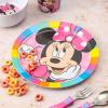 imageZak Designs Bluey Kids Dinnerware Set Includes Plate Bowl Tumbler Water Bottle and Utensil Tableware Made of Durable Material and Perfect for Kids 6 Piece Gift Set NonBPAMinnie Mouse
