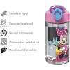 imageZak Designs Bluey Kids Dinnerware Set Includes Plate Bowl Tumbler Water Bottle and Utensil Tableware Made of Durable Material and Perfect for Kids 6 Piece Gift Set NonBPAMinnie Mouse  6pcs