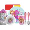 imageZak Designs Bluey Kids Dinnerware Set Includes Plate Bowl Tumbler Water Bottle and Utensil Tableware Made of Durable Material and Perfect for Kids 6 Piece Gift Set NonBPAPAW Patrol Gilrs 6pcs