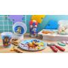 imageZak Designs Bluey Kids Dinnerware Set Includes Plate Bowl Tumbler Water Bottle and Utensil Tableware Made of Durable Material and Perfect for Kids 6 Piece Gift Set NonBPAPAW Patrol  6pcs