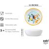 imageZak Designs Bluey Kids Dinnerware Set Includes Plate Bowl Tumbler Water Bottle and Utensil Tableware Made of Durable Material and Perfect for Kids 6 Piece Gift Set NonBPABluey  6pcs