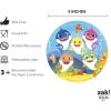 imageZak Designs Bluey Kids Dinnerware Set Includes Plate Bowl Tumbler Water Bottle and Utensil Tableware Made of Durable Material and Perfect for Kids 6 Piece Gift Set NonBPABaby Shark  6pcs