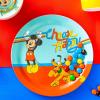imageZak Designs Bluey Kids Dinnerware Set Includes Plate Bowl Tumbler Water Bottle and Utensil Tableware Made of Durable Material and Perfect for Kids 6 Piece Gift Set NonBPAMickey Mouse Rainbow  6pcs