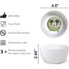 imageZak Designs Bluey Kids Dinnerware Set Includes Plate Bowl Tumbler Water Bottle and Utensil Tableware Made of Durable Material and Perfect for Kids 6 Piece Gift Set NonBPAMickey Mouse Rainbow  5pcs