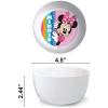 imageZak Designs Bluey Kids Dinnerware Set Includes Plate Bowl Tumbler Water Bottle and Utensil Tableware Made of Durable Material and Perfect for Kids 6 Piece Gift Set NonBPAMinnie Mouse