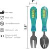 imageZak Designs Bluey Kids Dinnerware Set Includes Plate Bowl Tumbler Water Bottle and Utensil Tableware Made of Durable Material and Perfect for Kids 6 Piece Gift Set NonBPAMickey Mouse Rainbow  6pcs