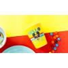 imageZak Designs Bluey Kids Dinnerware Set Includes Plate Bowl Tumbler Water Bottle and Utensil Tableware Made of Durable Material and Perfect for Kids 6 Piece Gift Set NonBPAMickey Mouse Rainbow  5pcs
