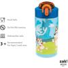 imageZak Designs Bluey Kids Dinnerware Set Includes Plate Bowl Tumbler Water Bottle and Utensil Tableware Made of Durable Material and Perfect for Kids 6 Piece Gift Set NonBPABluey  6pcs