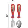 imageZak Designs Bluey Kids Dinnerware Set Includes Plate Bowl Tumbler Water Bottle and Utensil Tableware Made of Durable Material and Perfect for Kids 6 Piece Gift Set NonBPAPaw Patrol