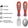 imageZak Designs Bluey Kids Dinnerware Set Includes Plate Bowl Tumbler Water Bottle and Utensil Tableware Made of Durable Material and Perfect for Kids 6 Piece Gift Set NonBPAPaw Patrol