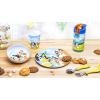 imageZak Designs Bluey Kids Dinnerware Set Includes Plate Bowl Tumbler Water Bottle and Utensil Tableware Made of Durable Material and Perfect for Kids 6 Piece Gift Set NonBPABluey  6pcs