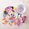 imageZak Designs Bluey Kids Dinnerware Set Includes Plate Bowl Tumbler Water Bottle and Utensil Tableware Made of Durable Material and Perfect for Kids 6 Piece Gift Set NonBPAMinnie Mouse  6pcs