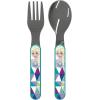 imageZak Designs Disney Frozen Kids Dinnerware 5 Piece Set Includes Plate Bowl Tumbler and Utensil Tableware NonBPA Made of Durable Material and Perfect for Kids