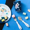 imageZak Designs Disney Mickey Mouse Kids Dinnerware Set Includes Plate Bowl Tumbler and Utensil Tableware Made of NonBPA Durable Material and Perfect for Kids 5 Piece Set Space NonBPA