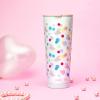 imageZak Designs Disney Minnie Mouse Vacuum Insulated Stainless Steel Travel Tumbler with SplashProof Lid Includes Reusable Plastic Straw and Fits in Car Cup Holders 188 SS 25 oz Sure ThingMinnie MouseDots