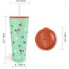 imageZak Designs Disney Minnie Mouse Vacuum Insulated Stainless Steel Travel Tumbler with SplashProof Lid Includes Reusable Plastic Straw and Fits in Car Cup Holders 188 SS 25 oz Sure ThingMickey MouseSure Thing