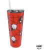 imageZak Designs Disney Minnie Mouse Vacuum Insulated Stainless Steel Travel Tumbler with SplashProof Lid Includes Reusable Plastic Straw and Fits in Car Cup Holders 188 SS 25 oz Sure ThingMarvel SpiderMan