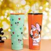 imageZak Designs Disney Minnie Mouse Vacuum Insulated Stainless Steel Travel Tumbler with SplashProof Lid Includes Reusable Plastic Straw and Fits in Car Cup Holders 188 SS 25 oz Sure ThingMickey MouseSure Thing