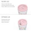 imageZak Designs Disney Minnie Mouse Vacuum Insulated Stainless Steel Travel Tumbler with SplashProof Lid Includes Reusable Plastic Straw and Fits in Car Cup Holders 188 SS 25 oz Sure ThingMinnie MouseDots