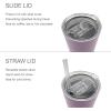 imageZak Designs Disney Minnie Mouse Vacuum Insulated Stainless Steel Travel Tumbler with SplashProof Lid Includes Reusable Plastic Straw and Fits in Car Cup Holders 188 SS 25 oz Sure ThingHello Kitty