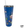 imageZak Designs Disney Minnie Mouse Vacuum Insulated Stainless Steel Travel Tumbler with SplashProof Lid Includes Reusable Plastic Straw and Fits in Car Cup Holders 188 SS 25 oz Sure ThingMarvel Avengers