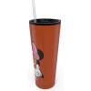 imageZak Designs Disney Minnie Mouse Vacuum Insulated Stainless Steel Travel Tumbler with SplashProof Lid Includes Reusable Plastic Straw and Fits in Car Cup Holders 188 SS 25 oz Sure ThingMinnie MouseSure Thing