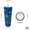imageZak Designs Disney Minnie Mouse Vacuum Insulated Stainless Steel Travel Tumbler with SplashProof Lid Includes Reusable Plastic Straw and Fits in Car Cup Holders 188 SS 25 oz Sure ThingMarvel Avengers