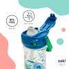 imageZak Designs Disney Princess Beacon Kid Water Bottle for Travel 12oz Plastic is Durable and LeakProof with Liquid Lock Spout Carry Handle Protective Base Ariel Cinderella Moana Rapunzel TianaSesame Street Elmo  Friends
