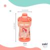 imageZak Designs Disney Princess Beacon Kid Water Bottle for Travel 12oz Plastic is Durable and LeakProof with Liquid Lock Spout Carry Handle Protective Base Ariel Cinderella Moana Rapunzel TianaDisney Princess Ariel  Cinderella  Moana  Rapunzel  Tiana