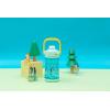 imageZak Designs Disney Princess Beacon Kid Water Bottle for Travel 12oz Plastic is Durable and LeakProof with Liquid Lock Spout Carry Handle Protective Base Ariel Cinderella Moana Rapunzel TianaBluey