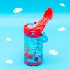 imageZak Designs Disney Princess Beacon Kid Water Bottle for Travel 12oz Plastic is Durable and LeakProof with Liquid Lock Spout Carry Handle Protective Base Ariel Cinderella Moana Rapunzel TianaDisney Pixar Cars Lightning McQueen