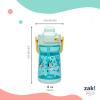 imageZak Designs Disney Princess Beacon Kid Water Bottle for Travel 12oz Plastic is Durable and LeakProof with Liquid Lock Spout Carry Handle Protective Base Ariel Cinderella Moana Rapunzel TianaBluey