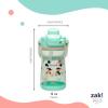 imageZak Designs Disney Princess Beacon Kid Water Bottle for Travel 12oz Plastic is Durable and LeakProof with Liquid Lock Spout Carry Handle Protective Base Ariel Cinderella Moana Rapunzel TianaMickey Mouse  Minnie Mouse
