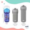 imageZak Designs Harmony Marvel Spidey and His Amazing Friends Kid Water Bottle for Travel or At Home 14oz Recycled Stainless Steel is LeakProof When Closed and Vacuum Insulated SpidermanMarvel Spidey and His Amazing Friends