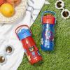 imageZak Designs Harmony Marvel Spidey and His Amazing Friends Kid Water Bottle for Travel or At Home 14oz Recycled Stainless Steel is LeakProof When Closed and Vacuum Insulated SpidermanSonic the Hedgehog