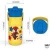 imageZak Designs Harmony Marvel Spidey and His Amazing Friends Kid Water Bottle for Travel or At Home 14oz Recycled Stainless Steel is LeakProof When Closed and Vacuum Insulated SpidermanSpiderman