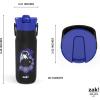 imageZak Designs Harmony Marvel Spidey and His Amazing Friends Kid Water Bottle for Travel or At Home 14oz Recycled Stainless Steel is LeakProof When Closed and Vacuum Insulated SpidermanWednesday Addams