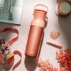 imageZak Designs Harmony Water Bottle for Travel or At Home 32oz Recycled Stainless Steel is LeakProof When Closed and Vacuum Insulated with Sip Lid and Carry Handle Coral Pink
