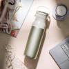 imageZak Designs Harmony Water Bottle for Travel or At Home 32oz Recycled Stainless Steel is LeakProof When Closed and Vacuum Insulated with Sip Lid and Carry Handle Ivory White
