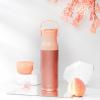 imageZak Designs Harmony Water Bottle for Travel or At Home 32oz Recycled Stainless Steel is LeakProof When Closed and Vacuum Insulated with Sip Lid and Carry Handle Coral Pink