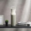 imageZak Designs Harmony Water Bottle for Travel or At Home 32oz Recycled Stainless Steel is LeakProof When Closed and Vacuum Insulated with Sip Lid and Carry Handle Ivory White