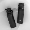 imageZak Designs Harmony Water Bottle for Travel or At Home 32oz Recycled Stainless Steel is LeakProof When Closed and Vacuum Insulated with Sip Lid and Carry Handle Ebony Black