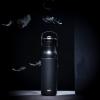 imageZak Designs Harmony Water Bottle for Travel or At Home 32oz Recycled Stainless Steel is LeakProof When Closed and Vacuum Insulated with Straw Lid and Carry Handle Ebony BlackEbony Black