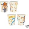 imageZak Designs Kids Dinnerware Set 3 Pieces Durable and Sustainable Melamine Bamboo Plate Bowl and Tumbler are Perfect For Dinner Time With Family DogBlippi