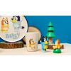 imageZak Designs Kids Dinnerware Set 3 Pieces Durable and Sustainable Melamine Bamboo Plate Bowl and Tumbler are Perfect For Dinner Time With Family DogBluey