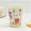 imageZak Designs Kids Dinnerware Set 3 Pieces Durable and Sustainable Melamine Bamboo Plate Bowl and Tumbler are Perfect For Dinner Time With Family DogDreamWorks Trolls World Tour
