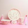 imageZak Designs Kids Dinnerware Set 3 Pieces Durable and Sustainable Melamine Bamboo Plate Bowl and Tumbler are Perfect For Dinner Time With Family DogFanciful Unicorn