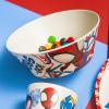 imageZak Designs Kids Dinnerware Set 3 Pieces Durable and Sustainable Melamine Bamboo Plate Bowl and Tumbler are Perfect For Dinner Time With Family DogMarvel SpiderMan
